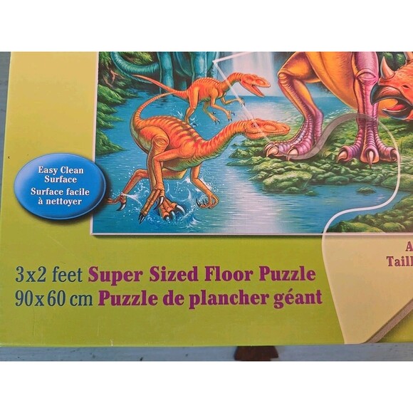 Dinosaur Pals 24 Piece #055418 Super Sized Floor Puzzle Ravensburger 3×2 Jigsaw - Picture 5 of 7